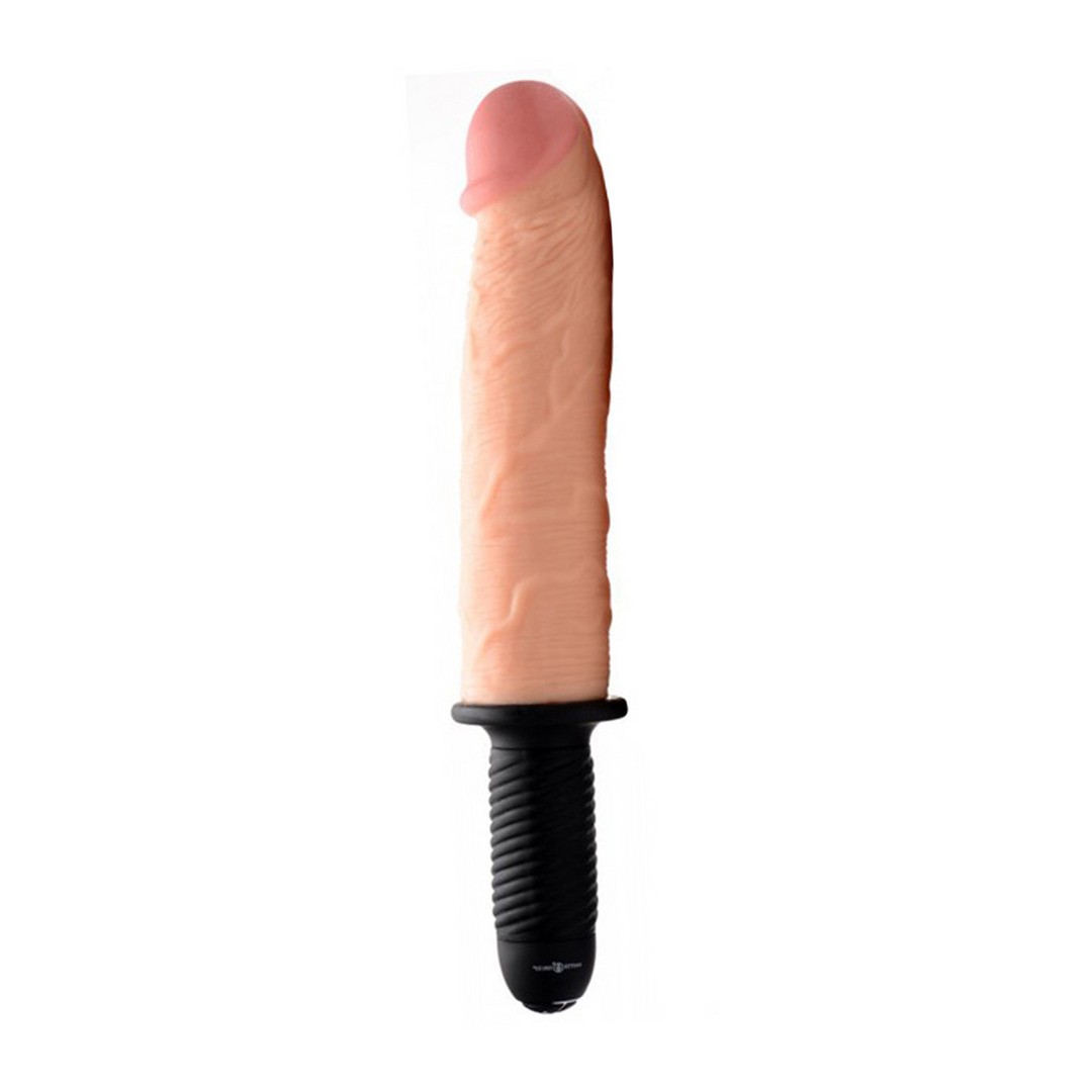 ONSLAUGHT - XXL VIBRATING DILDO THRUSTER