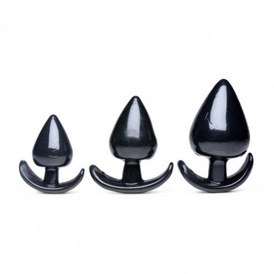 TRIPLE SPADES - 3 PIECE ANAL PLUG SET