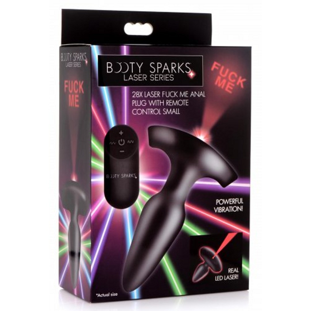 LASER FUCK ME - BUTT PLUG WITH REMOTE CONTROL - SMALL