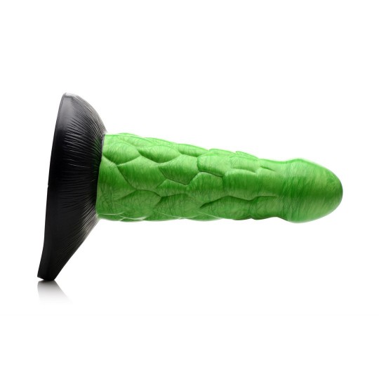 RADIOACTIVE REPTILE - THICK SCALY SILICONE DILDO