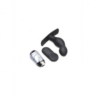 P-SPOT PLUGGER - SILICONE PROSTATE PLUG WITH HARNESS AND REMOTE CONTROL