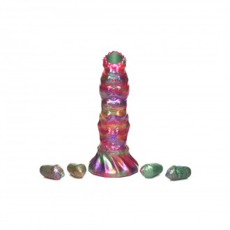 LARVA - SILICONE OVIPOSITOR DILDO WITH EGGS