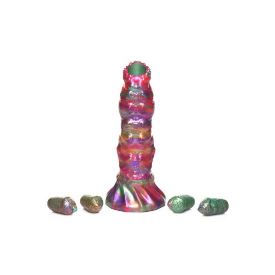 LARVA - SILICONE OVIPOSITOR DILDO WITH EGGS