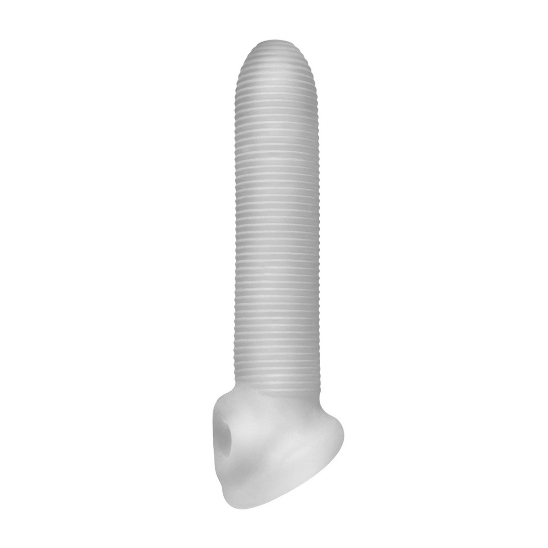 FAT BOY MICRO RIBBED SHEATH - DILDO - 7 / 19 CM