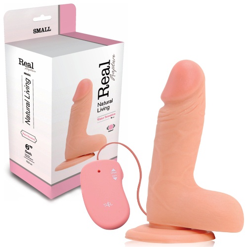 VIBRADOR REALÍSTICO REAL RAPTURE WATER SENSATIONS 6&#039;&#039; BLANCO