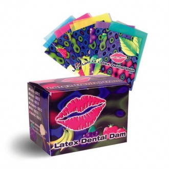 LIXX DENTAL DAMS - 100 PIECES