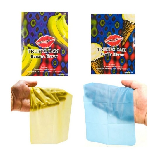 LIXX DENTAL DAMS - 100 PIECES