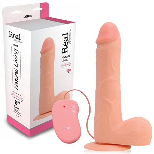 DILDO REALISTICO VERO RAPIMENTO FUOCO PASSIONE 9 &quot; BIANCO