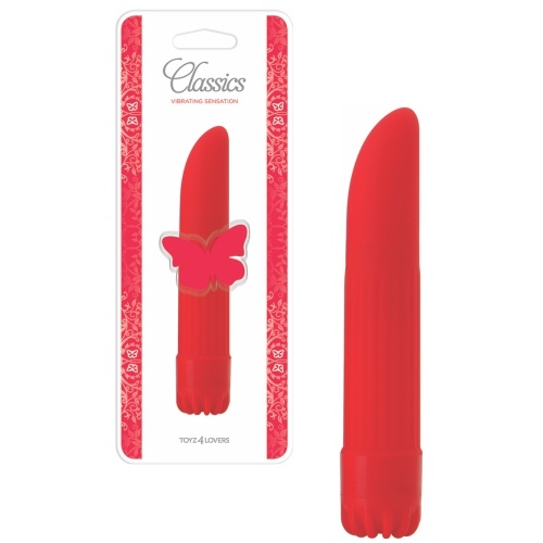 VIBRADOR CLASSICS ROJO PEQUEÑO