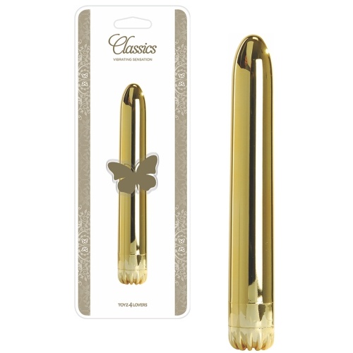 VIBRADOR CLASSICS DOURADO MÉDIO