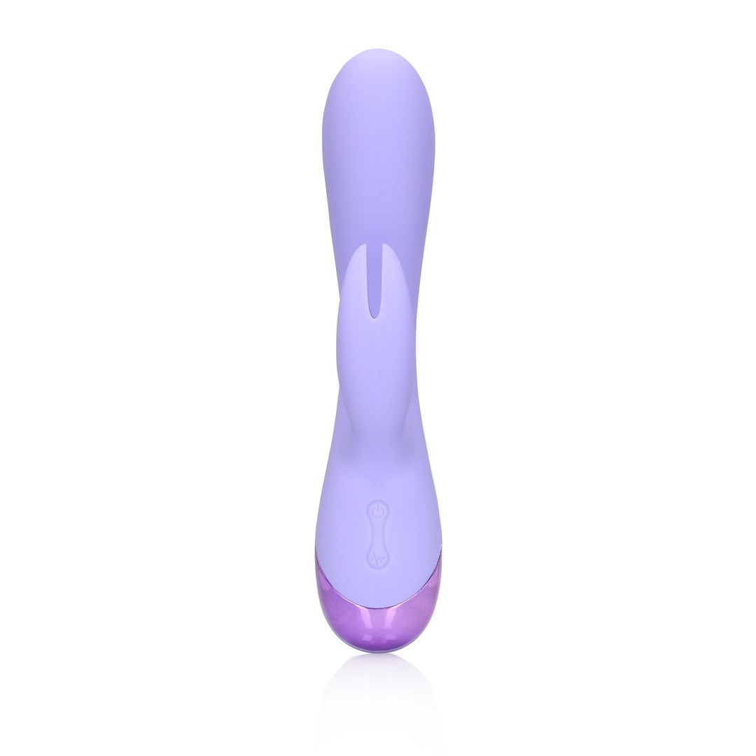 SMOOTH SILICONE RABBIT VIBRATOR - DIGITAL LAVENDER