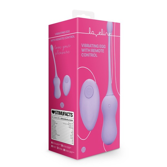 VIBRATING EGG WITH REMOTE CONTROL - VIOLET HARMONY