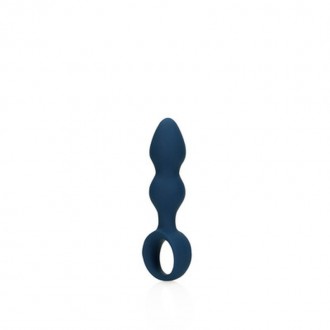 TEARDROP SHAPED ANAL PLUG - SMALL - BALTIC BLUE