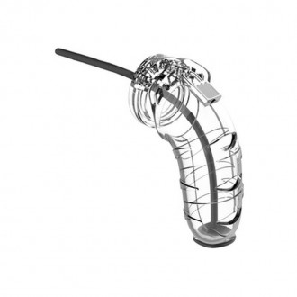 MODEL 17 CHASTITY COCK CAGE WITH URETHRAL SOUNDING - 5.5 / 14 CM