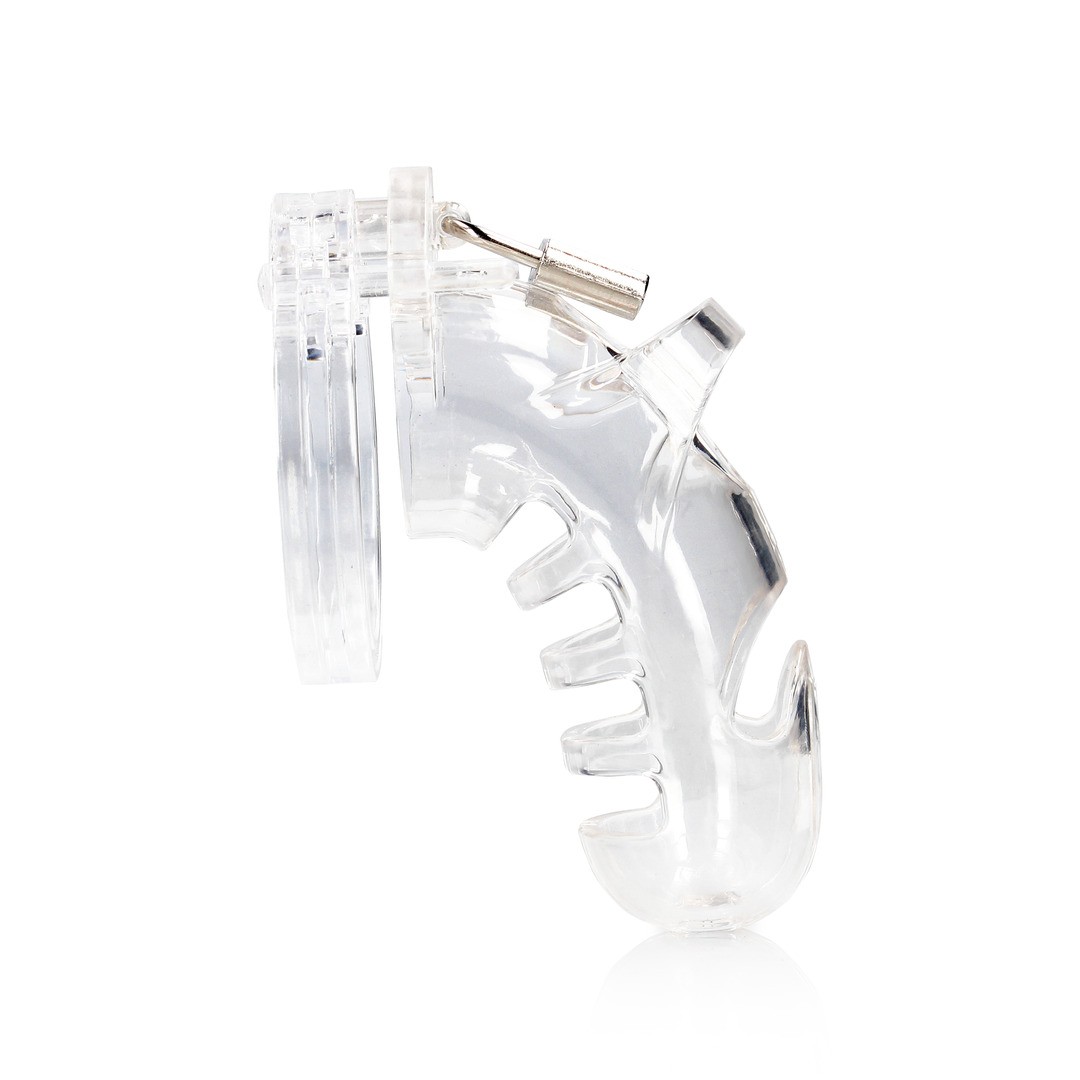 MODEL 26 - CHASTITY CAGE - 4.5\&#039;\&#039; / 11,5 CM - TRANSPARENT