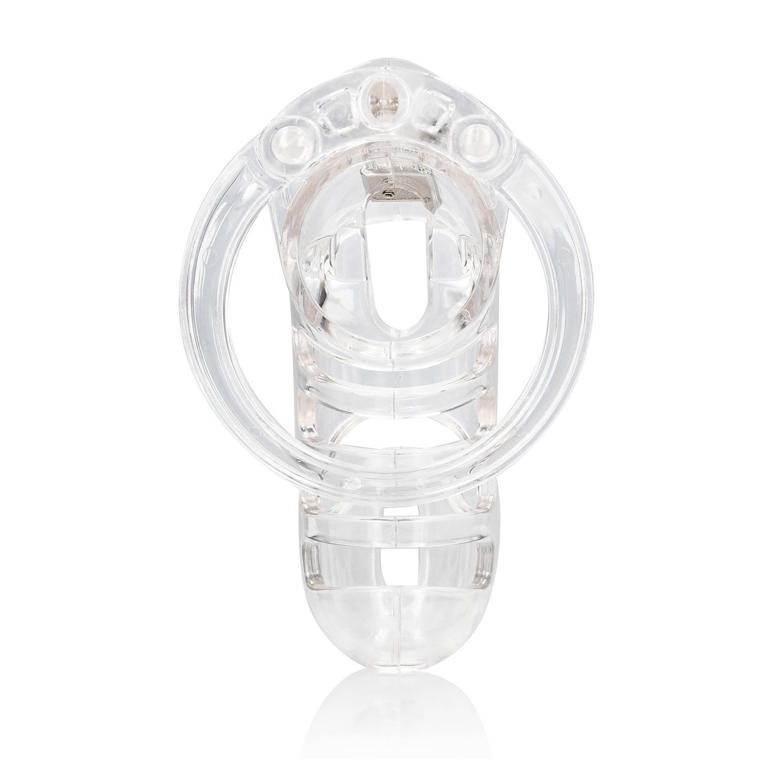 MODEL 26 - CHASTITY CAGE - 4.5\&#039;\&#039; / 11,5 CM - TRANSPARENT