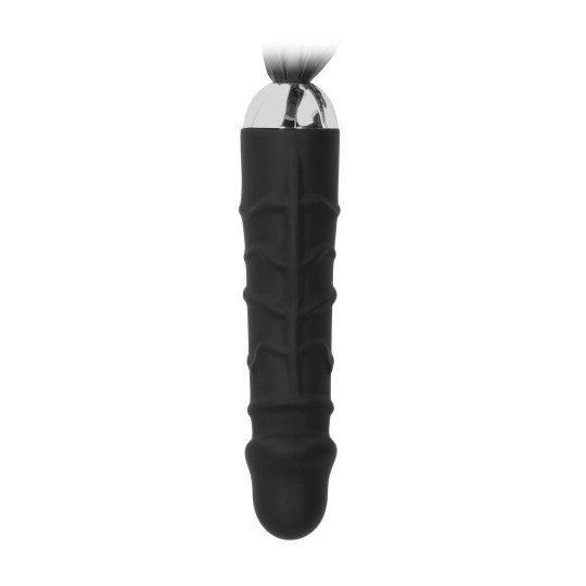 WHIP WITH REALISTIC SILICONE DILDO