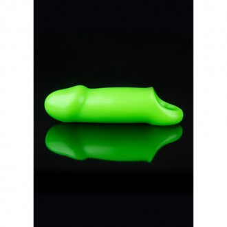 SMOOTH THICK STRETCHY PENIS SHEATH - GLOW IN THE DARK