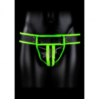 STRIPED JOCKSTRAP - GLOW IN THE DARK