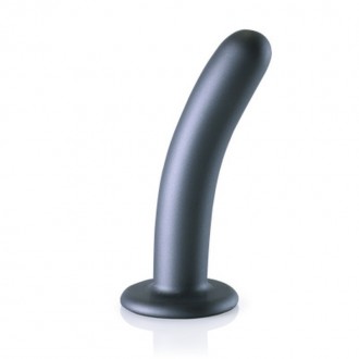 SMOOTH SILICONE G-SPOT DILDO - 6'' / 14,5 CM