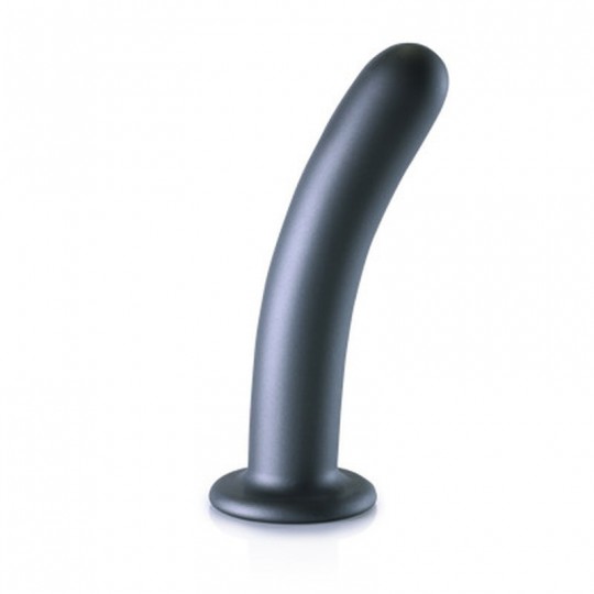 SMOOTH SILICONE G-SPOT DILDO - 7&#039;&#039; / 17 CM