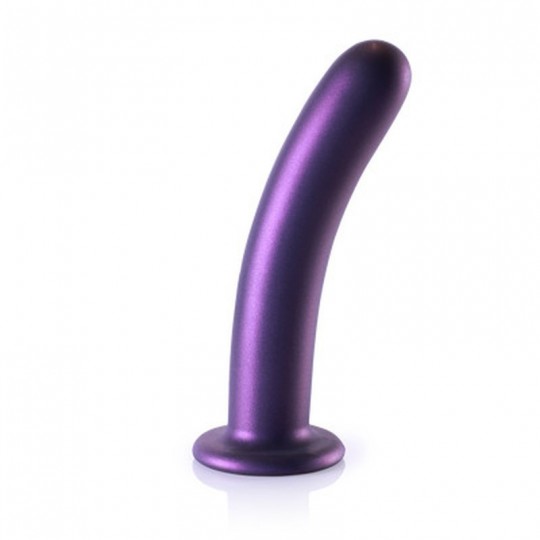 SMOOTH SILICONE G-SPOT DILDO - 7&#039;&#039; / 17 CM