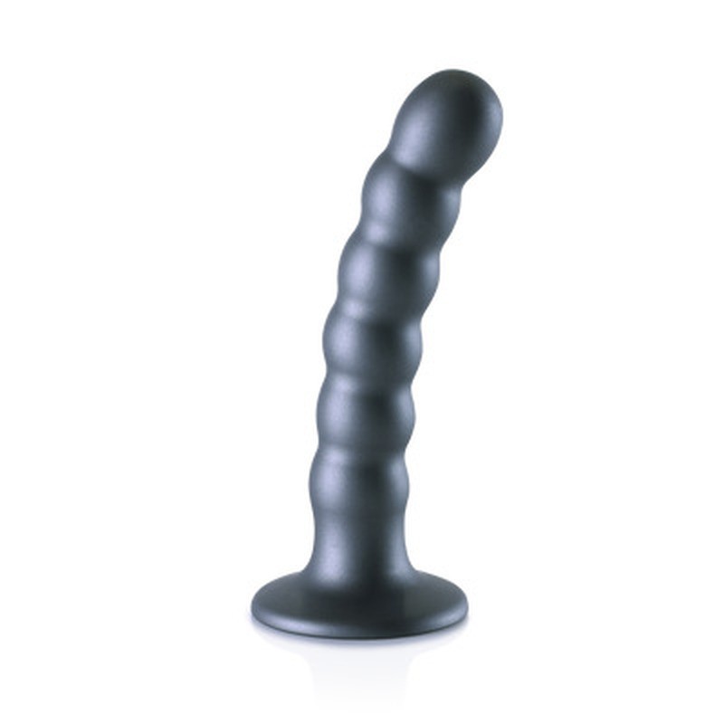 BEADED SILICONE G-SPOT DILDO - 5&#039; / 13 CM