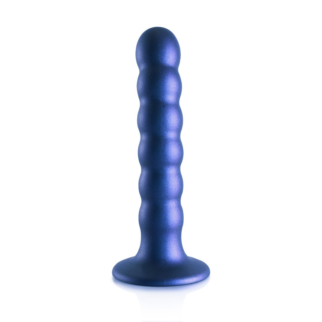 BEADED SILICONE G-SPOT DILDO - 5&#039; / 13 CM