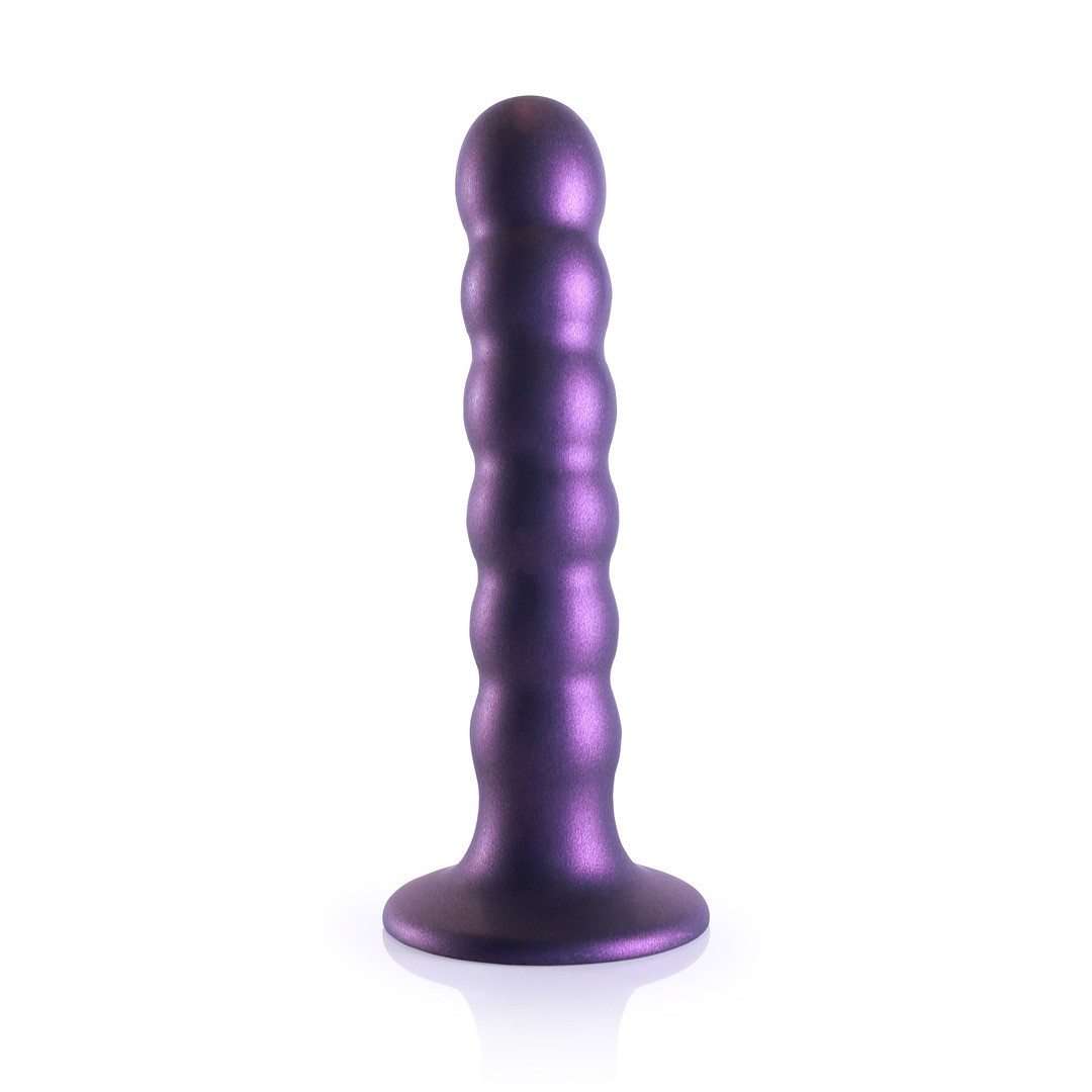 BEADED SILICONE G-SPOT DILDO - 5&#039;&#039; / 13 CM