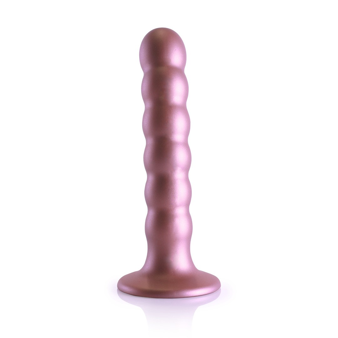 BEADED SILICONE G-SPOT DILDO - 5&#039; / 13 CM