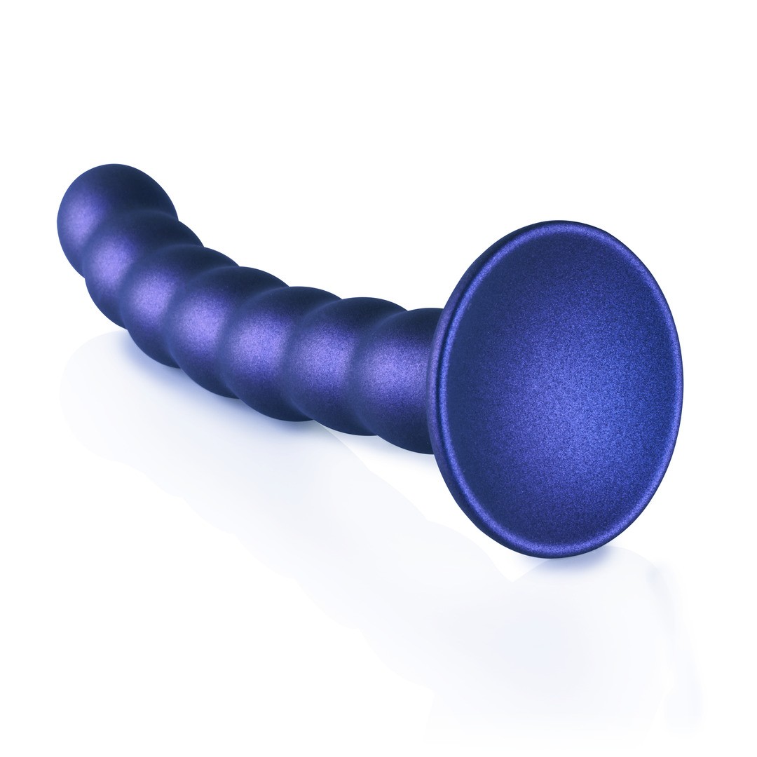 BEADED SILICONE G-SPOT DILDO - 6,5&#039; / 16,5 CM