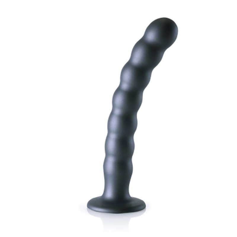 BEADED SILICONE G-SPOT DILDO - 8&#039; / 20,5 CM