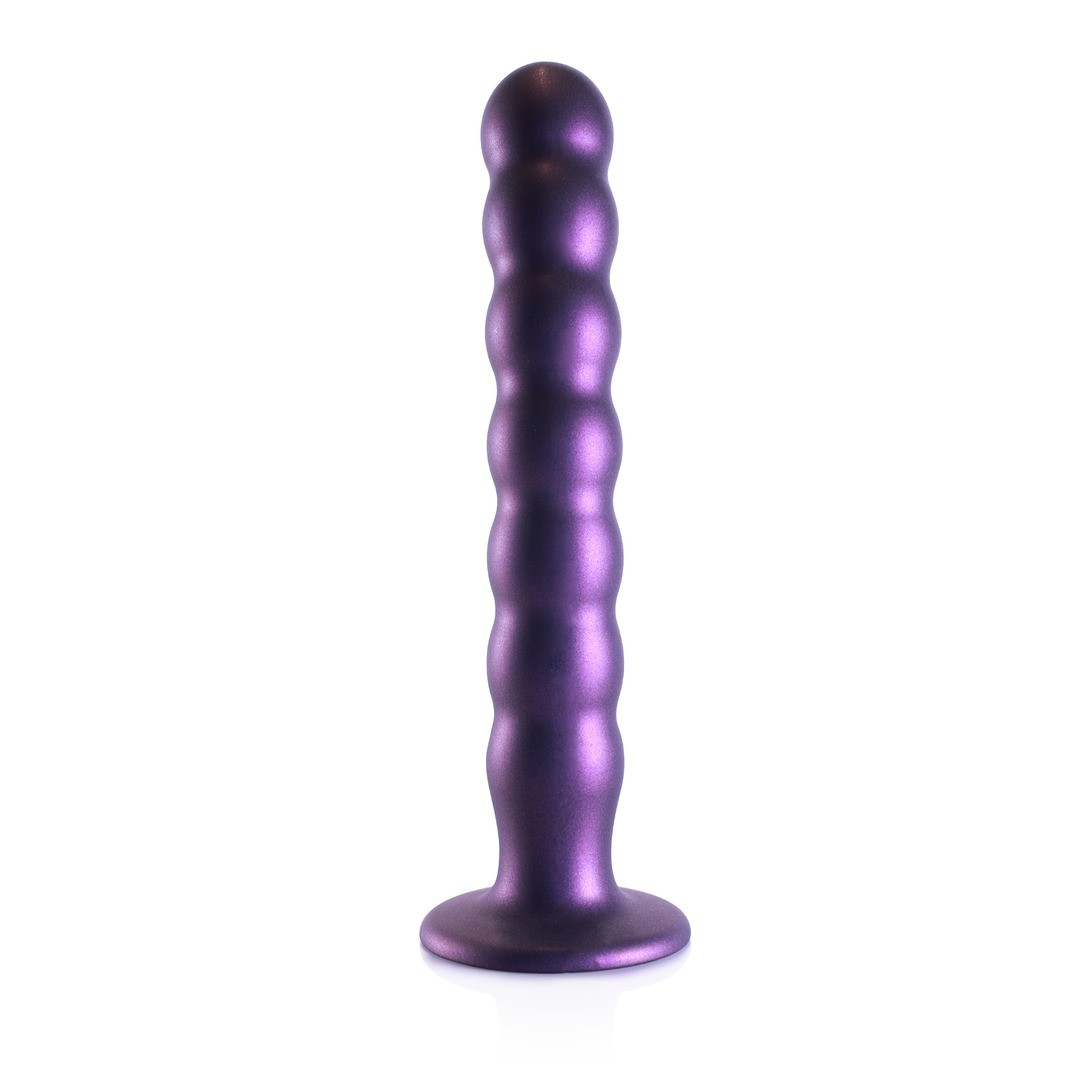 BEADED SILICONE G-SPOT DILDO - 8&#039; / 20,5 CM