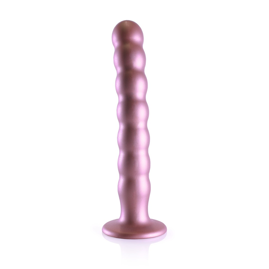 BEADED SILICONE G-SPOT DILDO - 8&#039; / 20,5 CM